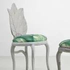 Silla de comedor acolchada con un diseño moderno, hecho en Italia, Daniel viadurini