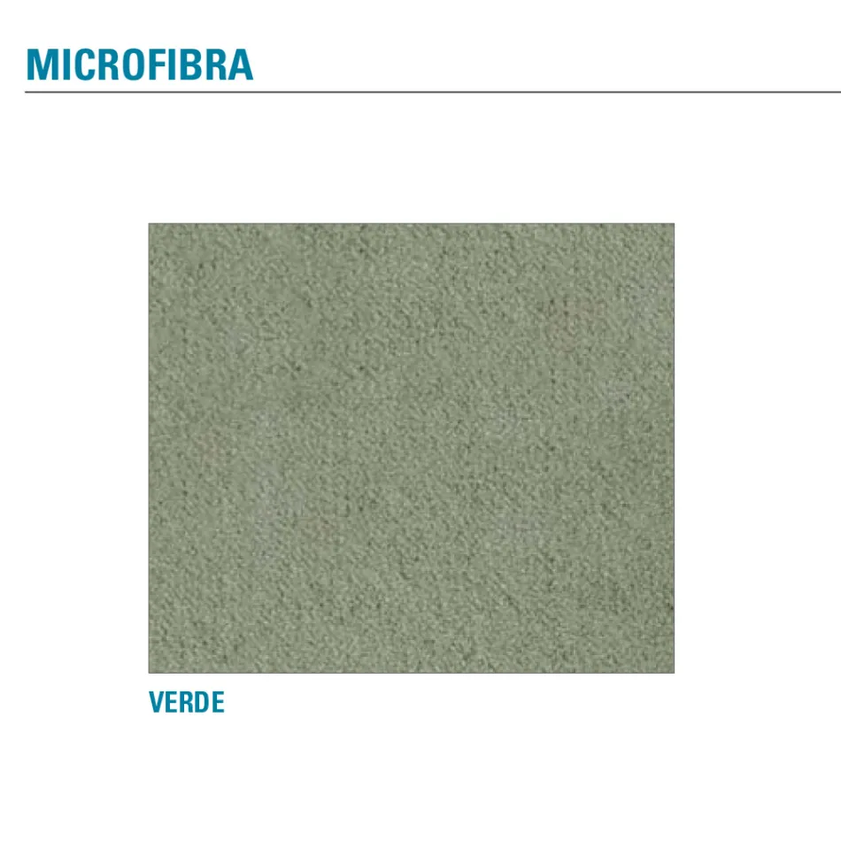 Silla de comedor de metal recubierta de microfibra Made in Italy - Suzanne viadurini