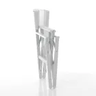 Silla de Director Plegable en Aluminio y Textileno - Fluoro viadurini