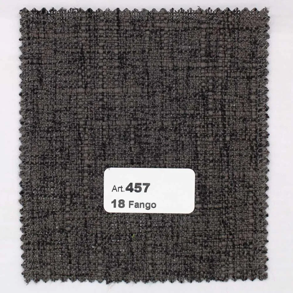 Silla de salón en madera de fresno teñida y tela Made in Italy - Aspect viadurini