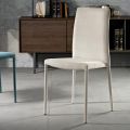 Silla de Salón Totalmente Tapizada en Tela Made in Italy - Lorelai