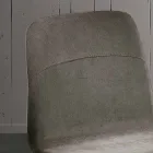 Silla de salón moderna en tela y metal hecha en Italia, Egipto viadurini