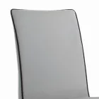 Silla de Salón Tapizada y Patas Lacadas Made in Italy - Catania viadurini