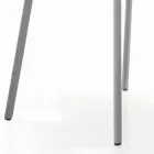 Silla de Salón Tapizada y Patas Lacadas Made in Italy - Catania viadurini