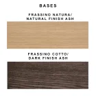 Silla de Salón Tapizada en Tela y Patas de Fresno Diseño - Florinda viadurini