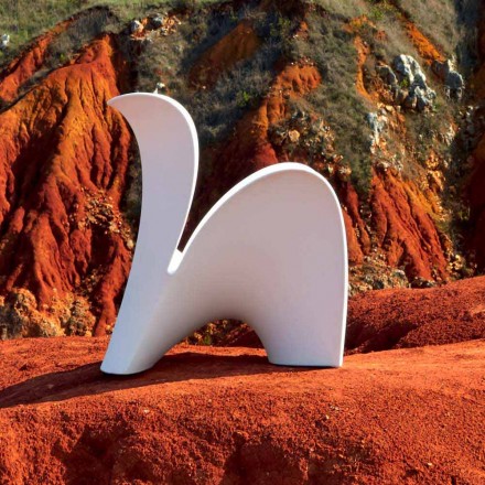 Silla de diseño para interior o exterior en plástico de colores 2 piezas - Lily by Myyour viadurini