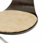Silla de diseño en madera de roble o wengé con cojín de lujo italiano - Rimmel viadurini