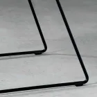 Silla de diseño en metal y tela producida en Italia Formia viadurini