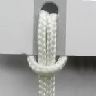 Silla de Lujo con Reposabrazos en Haya Blanqueada y Cuerda Made in Italy - Nora viadurini