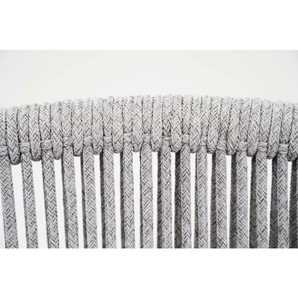 Silla apilable para exteriores con reposabrazos acolchados Al. 73 cm - Smart by Varaschin viadurini