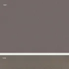 Silla tapizada de acero y asiento de ecopiel con borde blanco - Nirvana viadurini