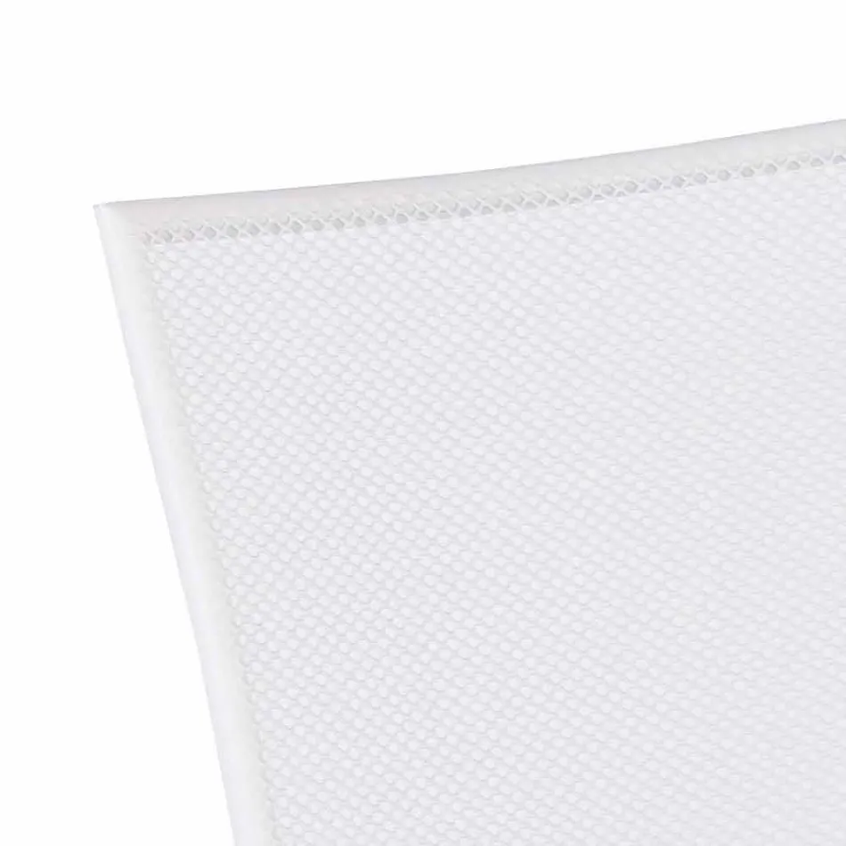Silla apilable para exteriores en acero pintado de blanco, 4 piezas - Jaila viadurini