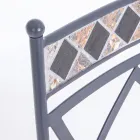 Silla de Jardín Apilable en Acero con o Sin Brazos - Letizia viadurini