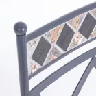 Silla de Jardín Apilable en Acero con o Sin Brazos - Letizia viadurini