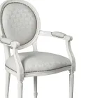 Silla de haya acolchada con gomaespuma Made in Italy - Occhio viadurini