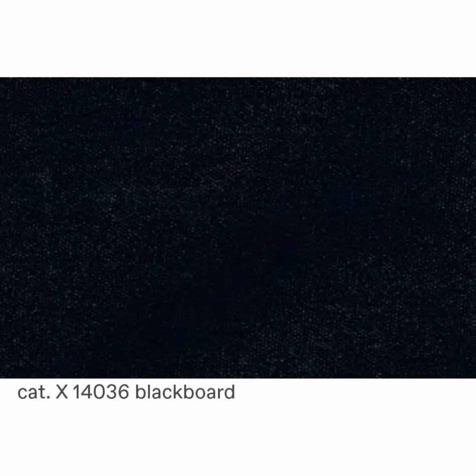 Silla de fresno pintado de negro con asiento de algodón Made in Italy - Merapio viadurini