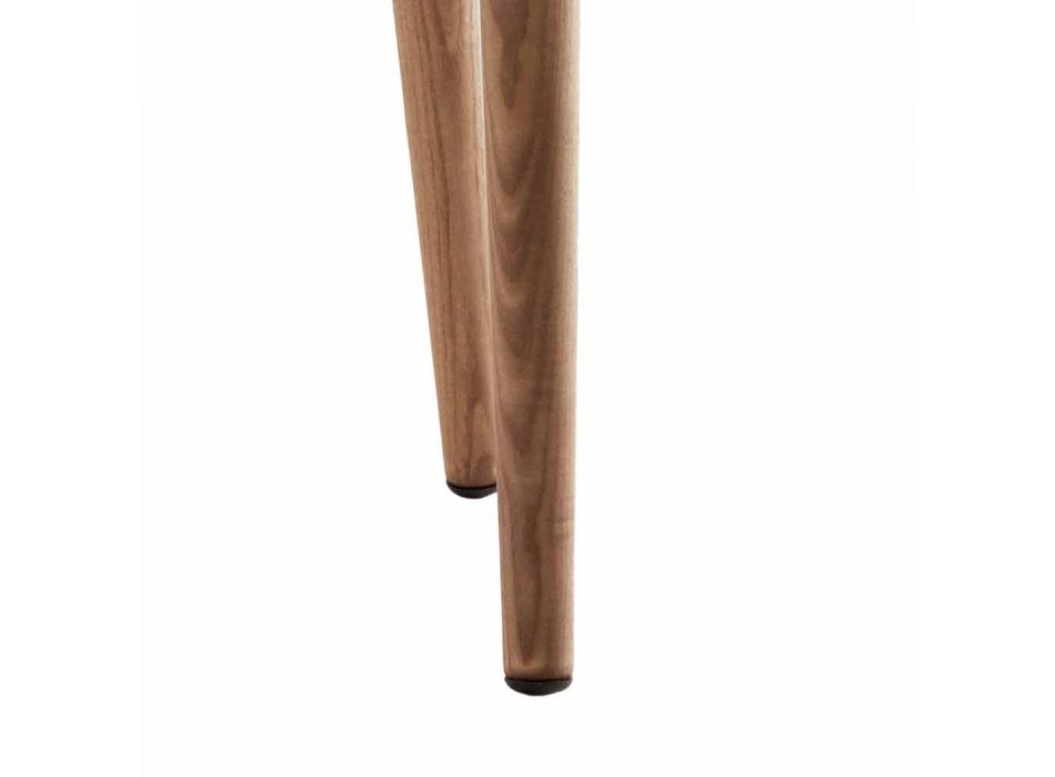 Silla moderna acolchada de madera maciza Grilli York hecha en Italia viadurini