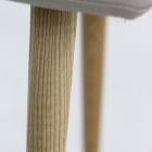 Silla de madera maciza revestida de ecopiel Viola viadurini