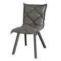 Silla en metal pintado y asiento en Soft Vintage Made in Italy - Thani