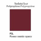 Silla Made in Italy de polipropileno reciclado, 2 piezas - Connubia Academy viadurini