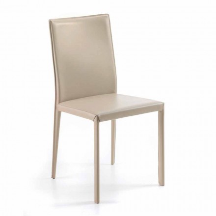 Diseño moderno que vive la silla H88,5cm hecho en Italia Carly viadurini