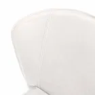 Silla de estar moderna cubierta en imitación de cuero, Accadia, 4 piezas viadurini