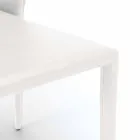 Silla de estar moderna cubierta en imitación de cuero, Accadia, 4 piezas viadurini