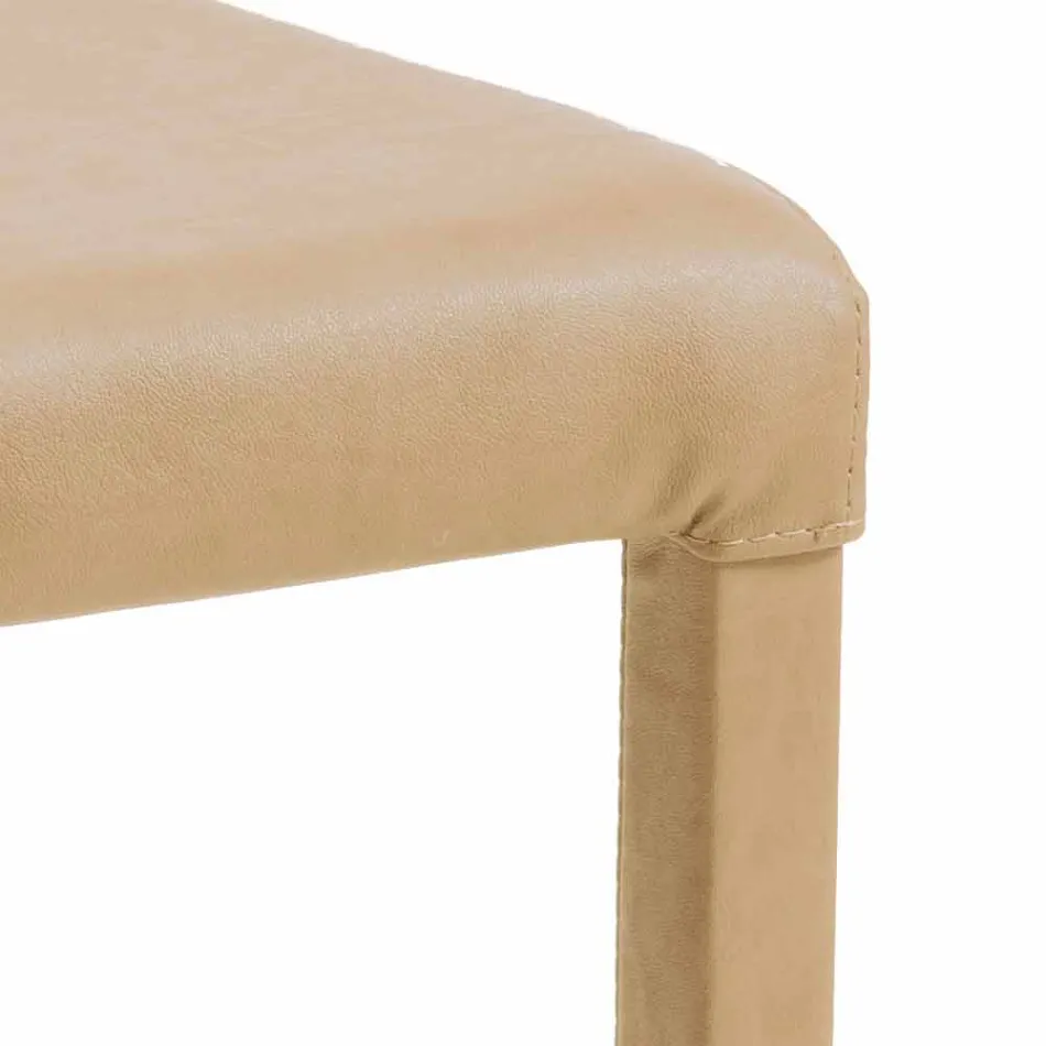 Jamila moderna silla de comedor, hecha a mano en Italia viadurini