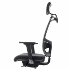 Silla operativa y semi-ejecutiva en tejido producido en Italia Mina. viadurini