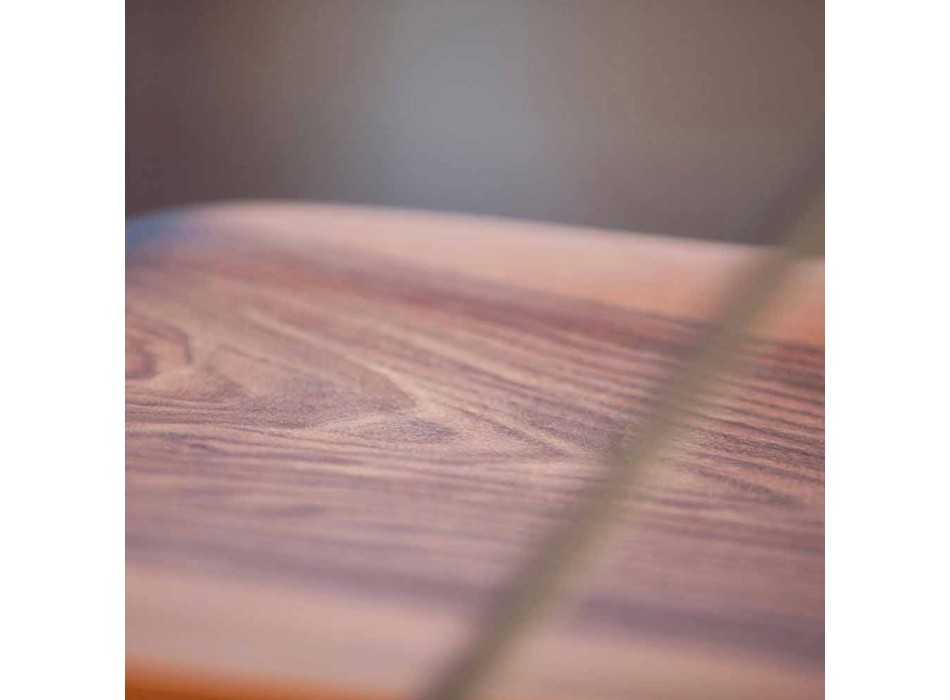Silla de comedor artesanal en madera y acero Made in Italy - Valencia viadurini
