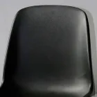 Silla para sala de reuniones o moderna sala de conferencias en metal y ABS negro - Zetica viadurini