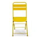Silla de jardín plegable totalmente de metal - Cinta viadurini