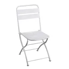 Silla de jardín plegable totalmente de metal - Cinta viadurini