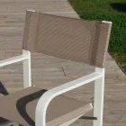 Silla de director plegable en lienzo Made in Italy, 2 piezas - Susy viadurini