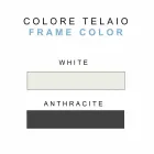 Silla de director plegable en lienzo Made in Italy, 2 piezas - Susy viadurini