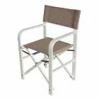Silla de director plegable en lienzo Made in Italy, 2 piezas - Susy viadurini