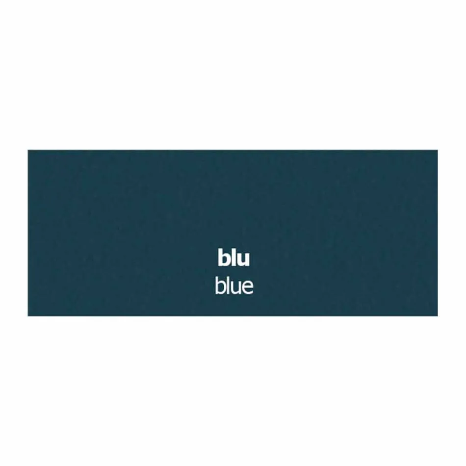 Silla tapizada en piel con estructura metálica Made in Italy, 2 piezas - Zinc viadurini