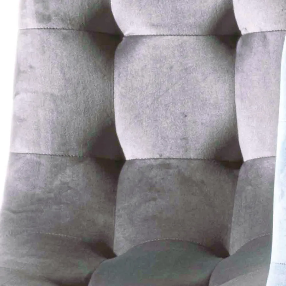 Silla de comedor tapizada de terciopelo resistente a las manchas, 4 piezas - Kylie viadurini