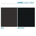 Silla de Comedor Sentado en Microfibra Made in Italy, 2 Piezas - Camelia viadurini