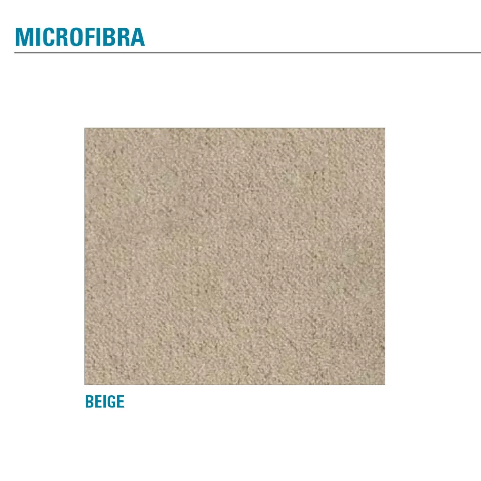 Silla de salón de metal y asiento de microfibra Made in Italy, 2 piezas - Fabiola viadurini