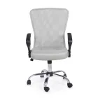 Silla de oficina con reposabrazos en acero y poliéster coloreado - Barberina viadurini