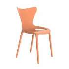 Sillas de jardín de diseño apilables en polipropileno 4 piezas - Love by Vondom viadurini