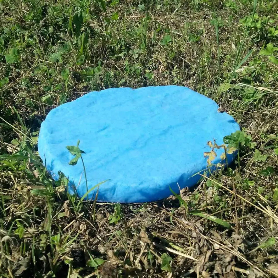 Bañador de jardín en forma de piedra Fluo Made in Italy 4 piezas - Piedra viadurini