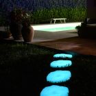 Bañador de jardín en forma de piedra Fluo Made in Italy 4 piezas - Piedra viadurini