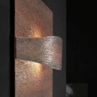Selene Arte y apliques de luz con paneles texturizados hechos a mano viadurini