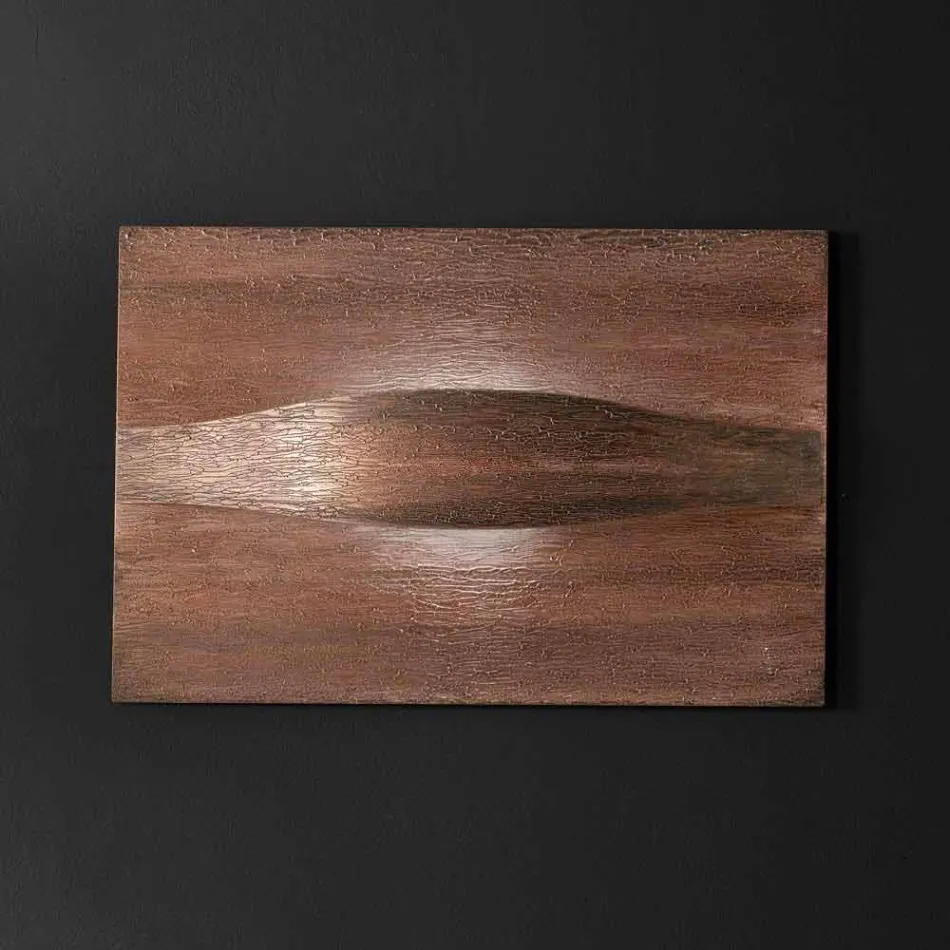 Selene Arte y apliques de luz con paneles texturizados hechos a mano viadurini