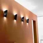 Selene Bloom hecho a mano de vidrio applique en Italia 12x11 H 28 cm viadurini