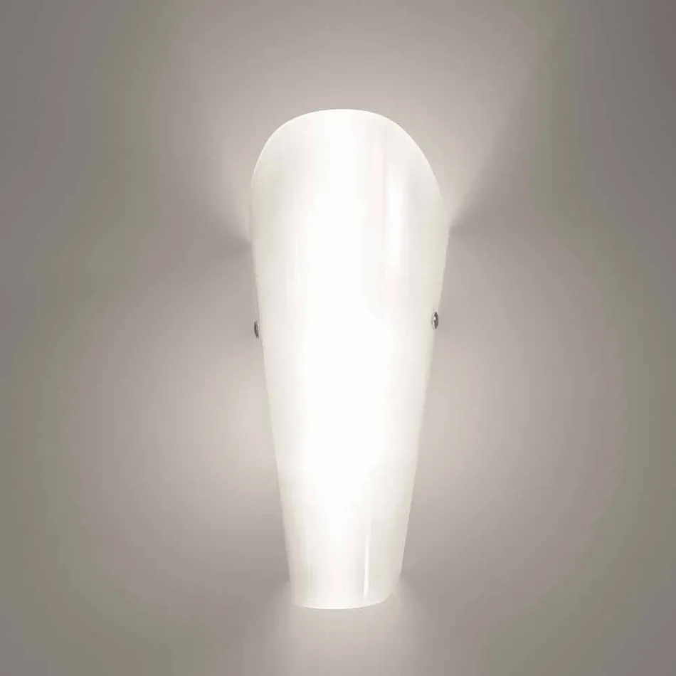 Selene Bloom hecho a mano de vidrio applique en Italia 12x11 H 28 cm viadurini