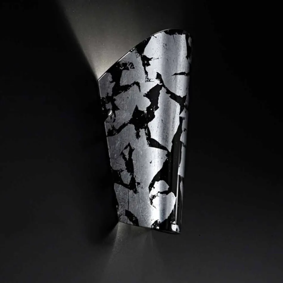 Selene Bloom hechos a mano de cristal apliques en Italia 12x11 H28cm viadurini