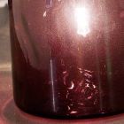 lámpara de mesa Selene Bossa Nova Ø11 H16cm, amatista vidrio soplado viadurini